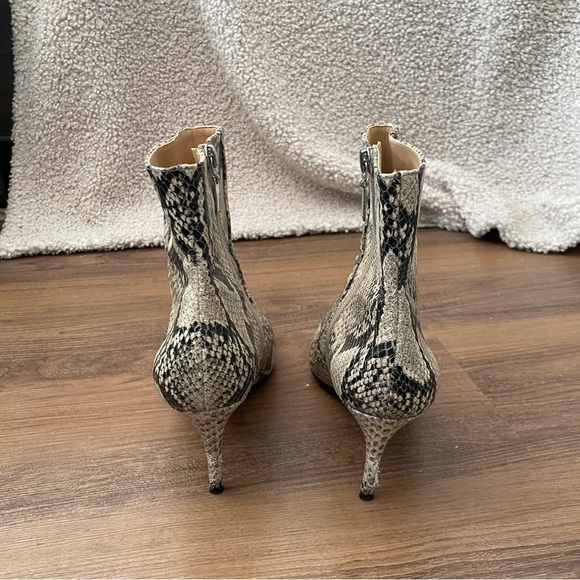 Schutz Snakeskin Booties - Picture 8 of 8